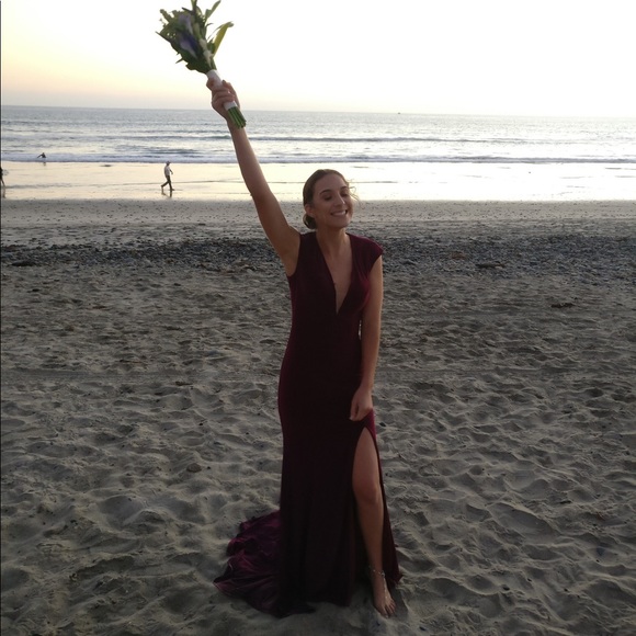 JOVANI Open Back Prom Dress - Picture 3 of 5